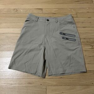 Lululemon Shorts Men 36 Beige Commuter Performance Casual Triple Active Gorpcore